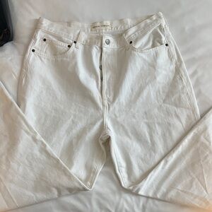 Denim Forum Classic White Jeans
